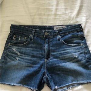 AG Denim Hailey Cutoff ex-boyfriend short